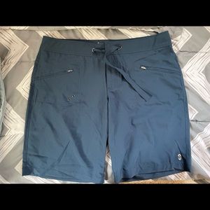 Free Country swim shorts in teal